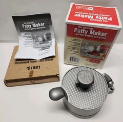 Weston The Ultimate Patty Maker With Parchment Paper Sheets