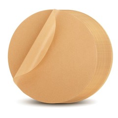 200Pcs 8-Inch Round 8″ -200 Pack Unbleached, Parchment Unbleached