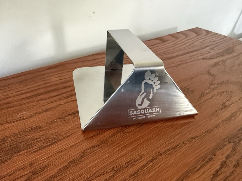 (NEW) Sasquash by Burger Iron- Professional Grade Burger Press, Stainless Steel gallery