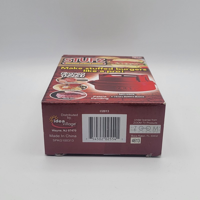 STUFZ America’s Stuffed Burger Maker As Seen On TV (New) gallery