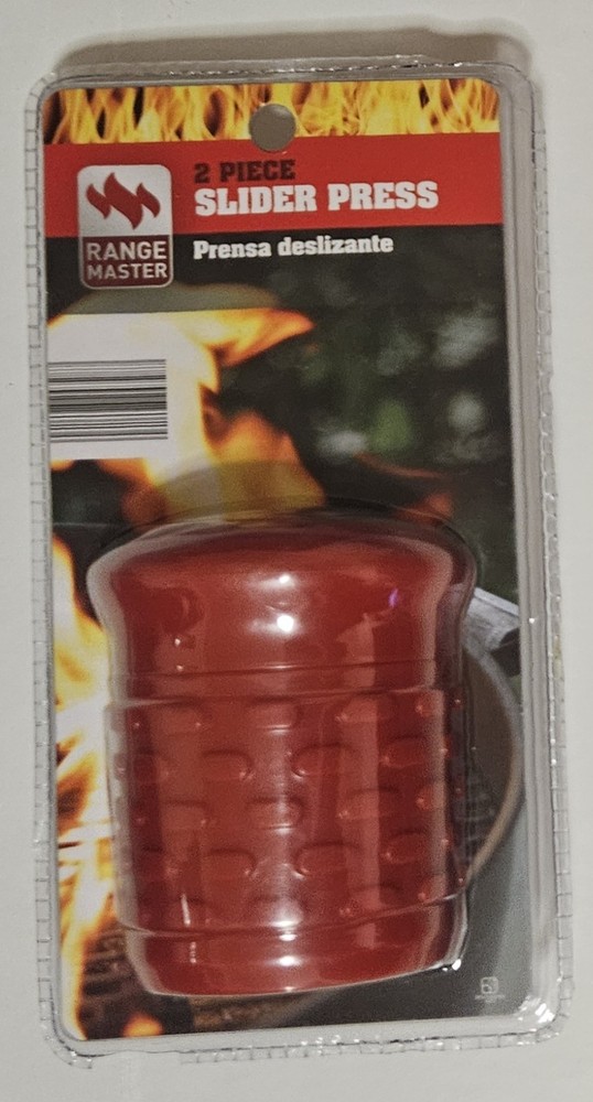 Range Master: Two Piece Burger Slider Press. Sealed.