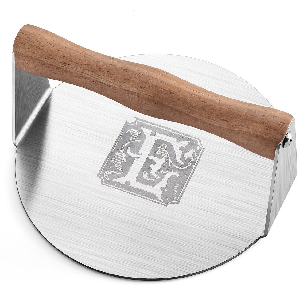 RTT Stainless Steel Burger Press-Engraved Letter Customized Gift idea,6 inch ...