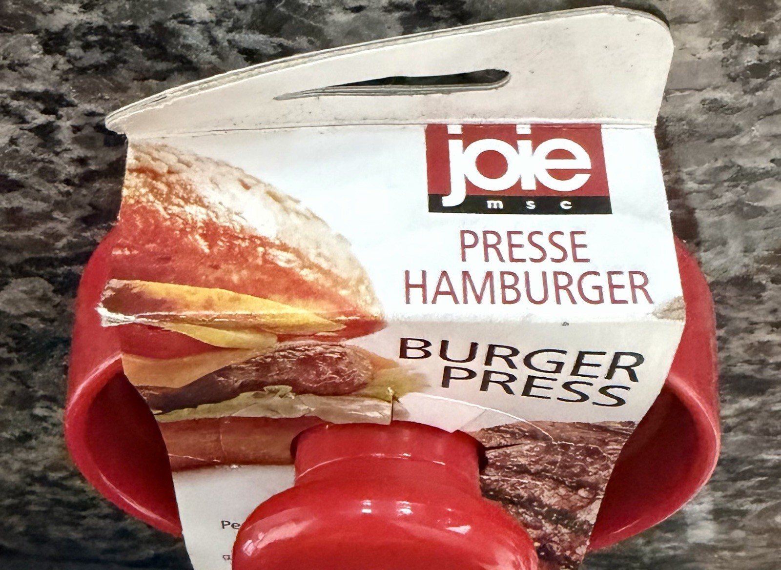Joie MSC Burger Press and Patty Maker, NEW Red gallery