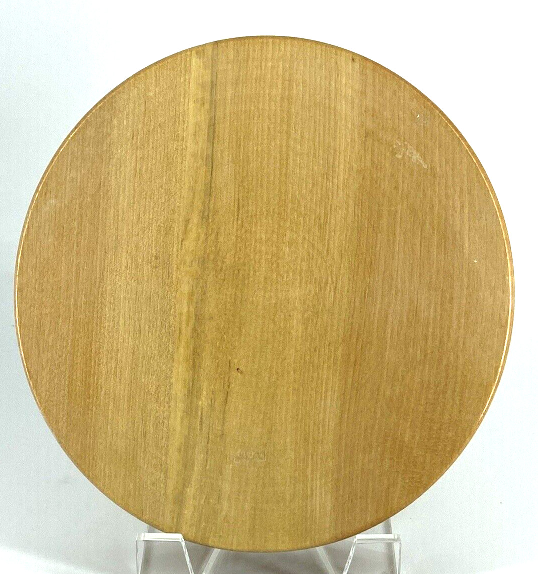 Vintage Hamburger Burger Press Rooster Hinged Wood Lid Mid Century 4 3/4" Burger gallery