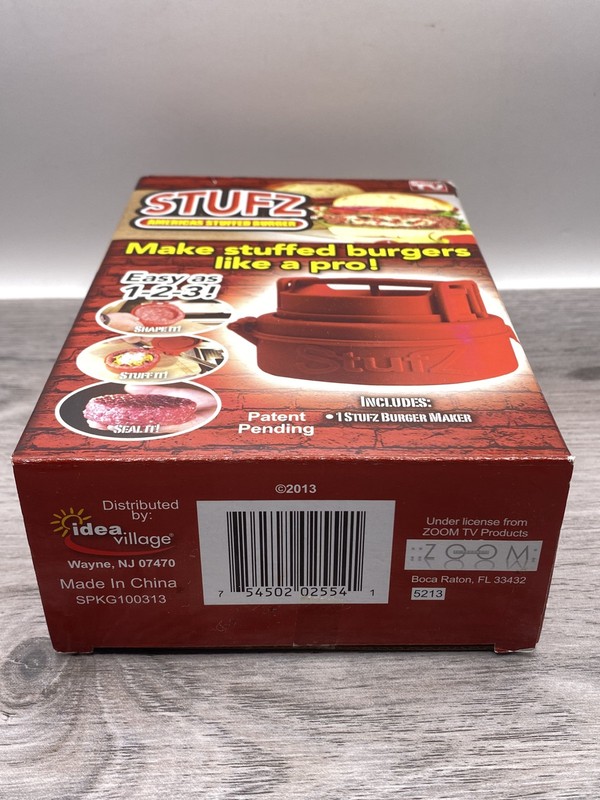 Stufz Stuffed Burger Press - Hamburger Patty Maker - As Seen On TV gallery