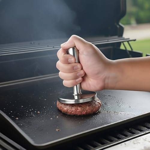 Meat Pounder Tenderizer - Solid Cast Stainless Steel Round Chicken Flattener gallery
