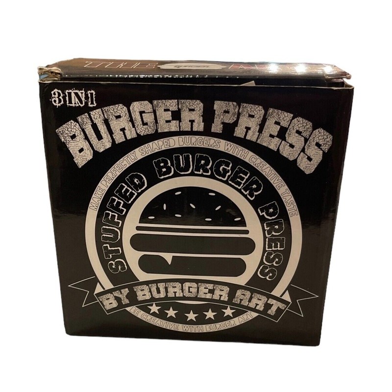 3 in 1 Stuffed Burger Press by Burger Art NEW gallery