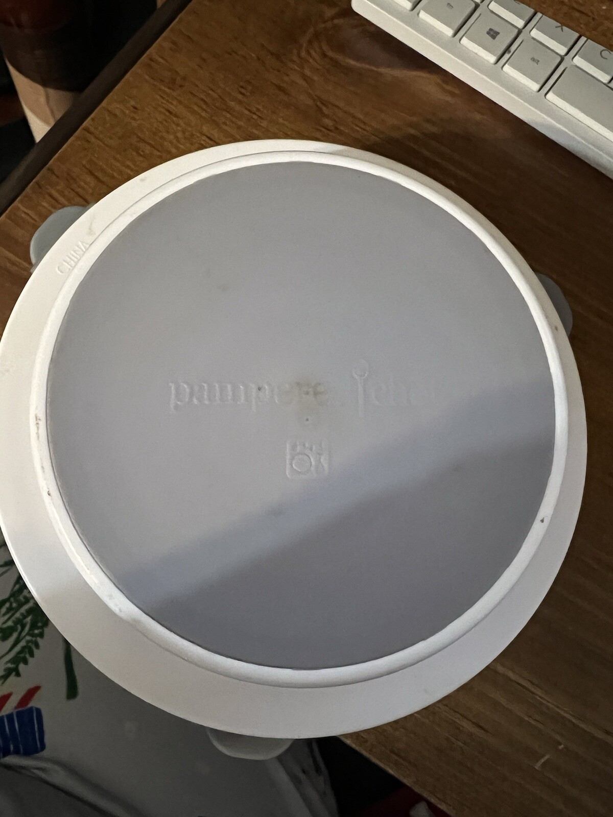 Pampered Chef Burger and Slider Press # 1174 Uniform Burgers White/Gray EUC gallery