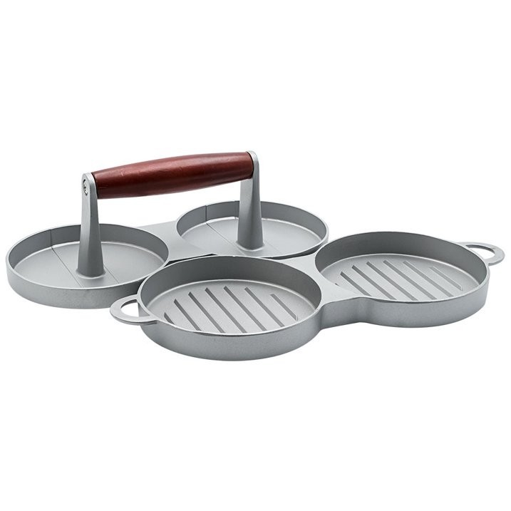 Brand New Double Patty Burger Press -Non-Stick Hamburger Press - Chef's Supreme gallery