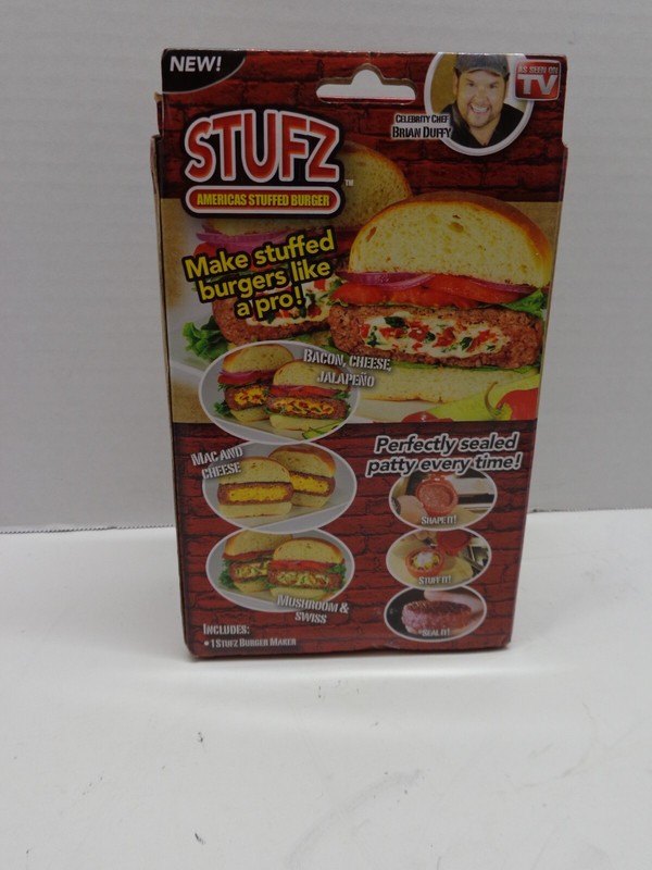 STUFZ Americas Stuffed Burger (1 Pack) | Make Burgers Like a Pro, As-Seen-On TV gallery