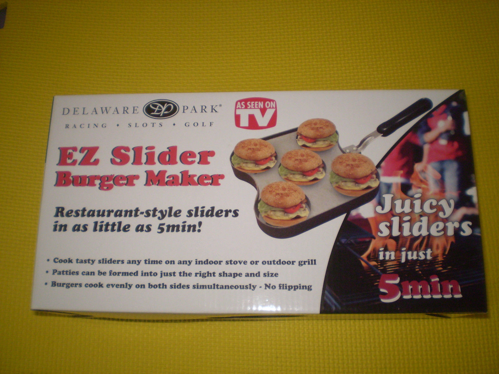 EZ Slider Burger Maker-Delaware Park As Seen on TV-Form, Press, Grill gallery