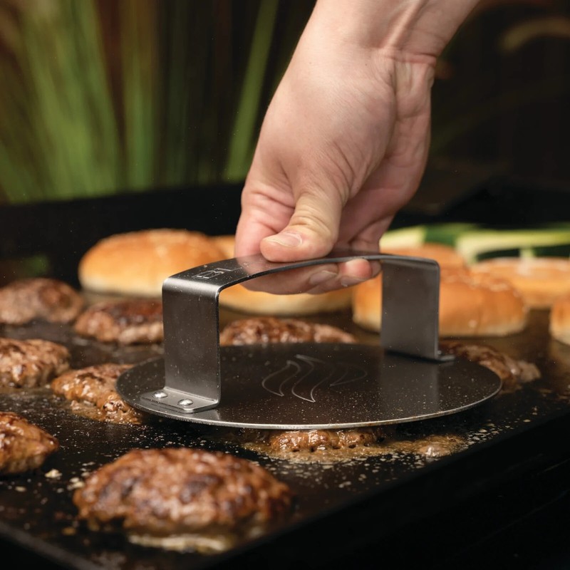 Blackstone 5349 Smash and Sear Press Burger Tool Stainless Steel Grill Gift 7" gallery