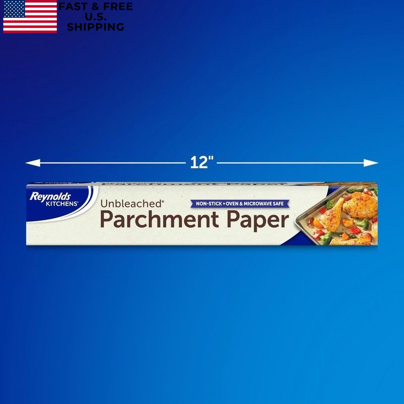 Reynolds Kitchens Unbleached Parchment Paper 45 Sq Ft (Pack of 1), Brown gallery