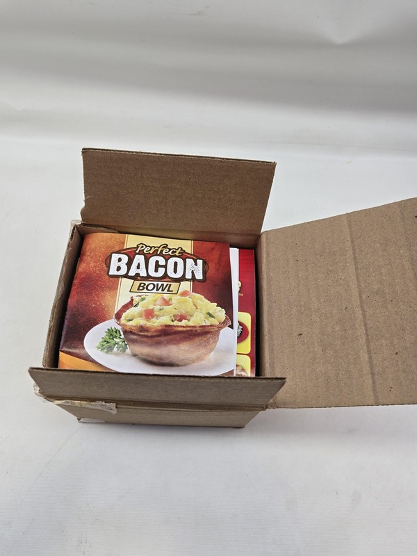 Perfect Bacon Bowl Set w/ Recipe Guide & Stufz Burger Maker Kitchen Cooking Tool gallery